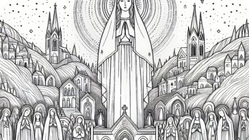 Color & Pray: St. Bernadette’s Inspirational Moments