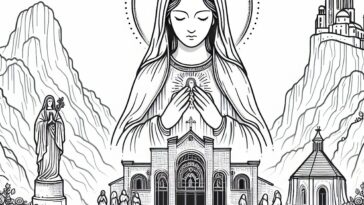 Little Saint, Big Miracles: Bernadette’s Coloring Story