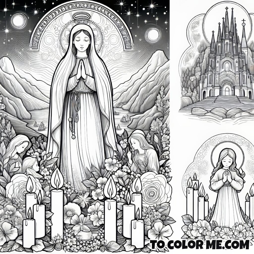 Divine Encounters: Virgin Mary and St. Bernadette for Toddlers