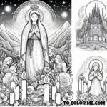 Divine Encounters: Virgin Mary and St. Bernadette for Toddlers