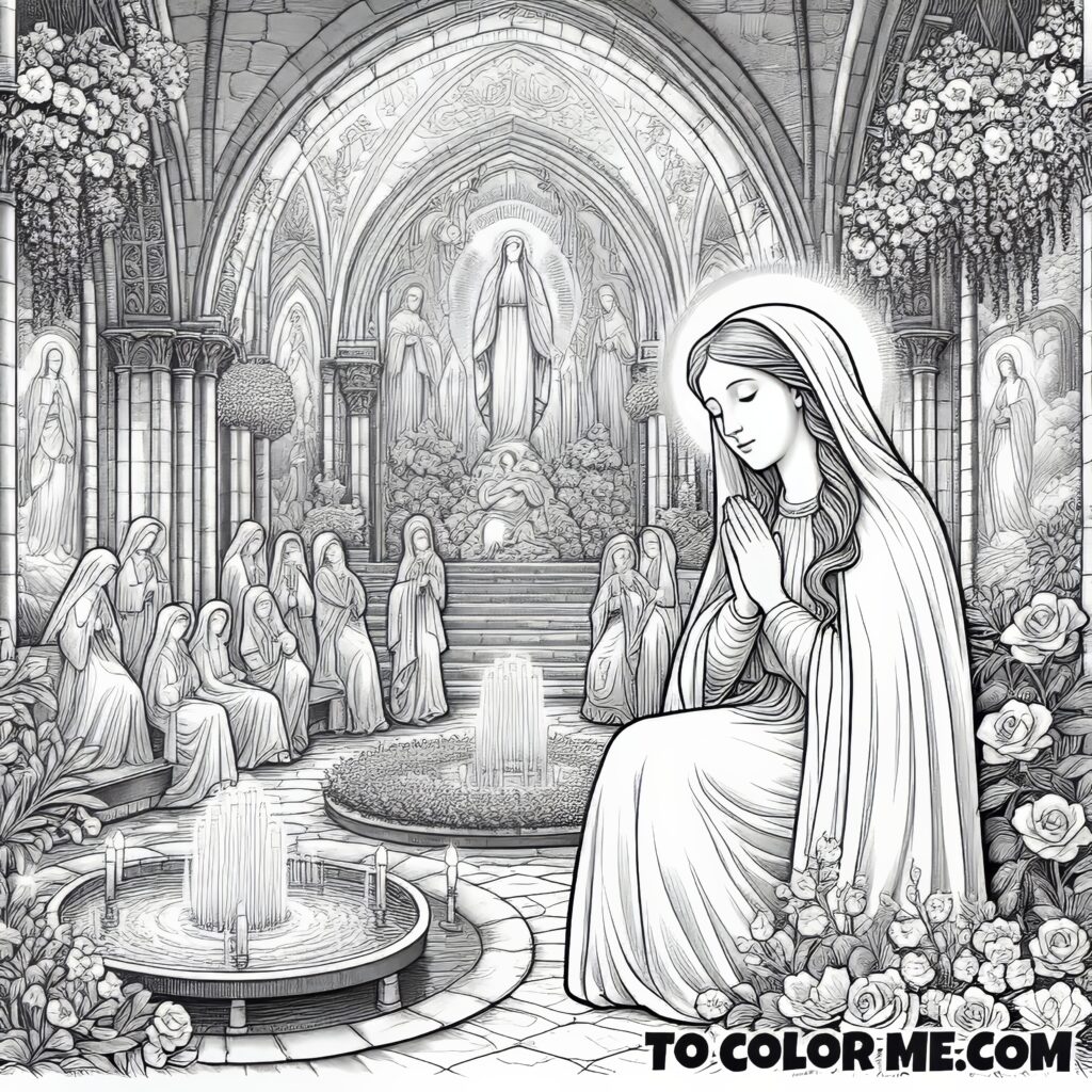 Lourdes Shrine Adventures: Color Your Way to Holiness