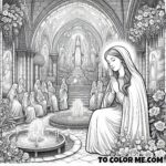 Lourdes Shrine Adventures: Color Your Way to Holiness