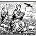 Colorful Saint Zita: A Journey in Art