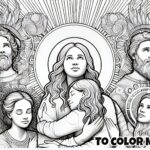 Embraced by the Father’s Love - Inspirational Coloring Pages (1 John 3:1-2)
