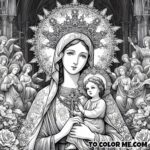 Mary’s Colorful Mantle: Good Counsel Art