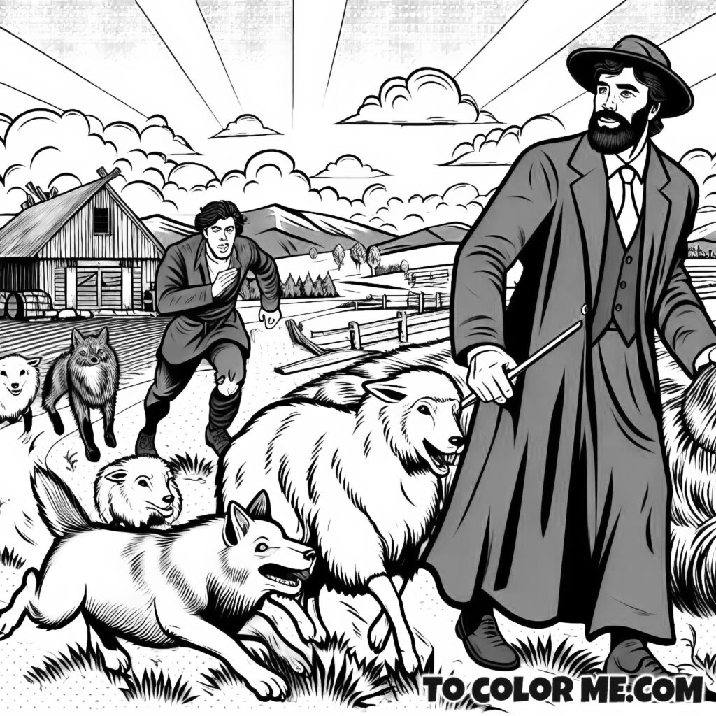 Laying Down His Life - A Coloring Tribute (John 10:11-18)