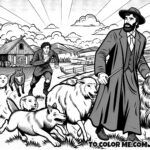 Laying Down His Life - A Coloring Tribute (John 10:11-18)