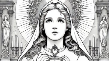 Blessed Imelda Lambertini: Color the Patroness of First Communicants