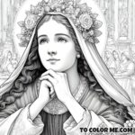 Blessed Imelda Lambertini: Inspirational Coloring for All Ages
