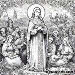 Blessed Imelda Lambertini: Color and Learn the Eucharist Miracle