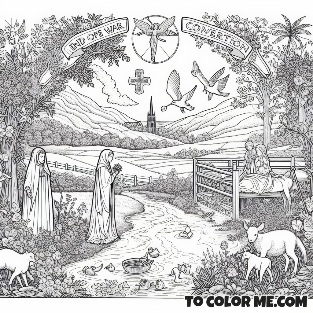 Coloring Peace: Our Lady’s Messages from Fatima