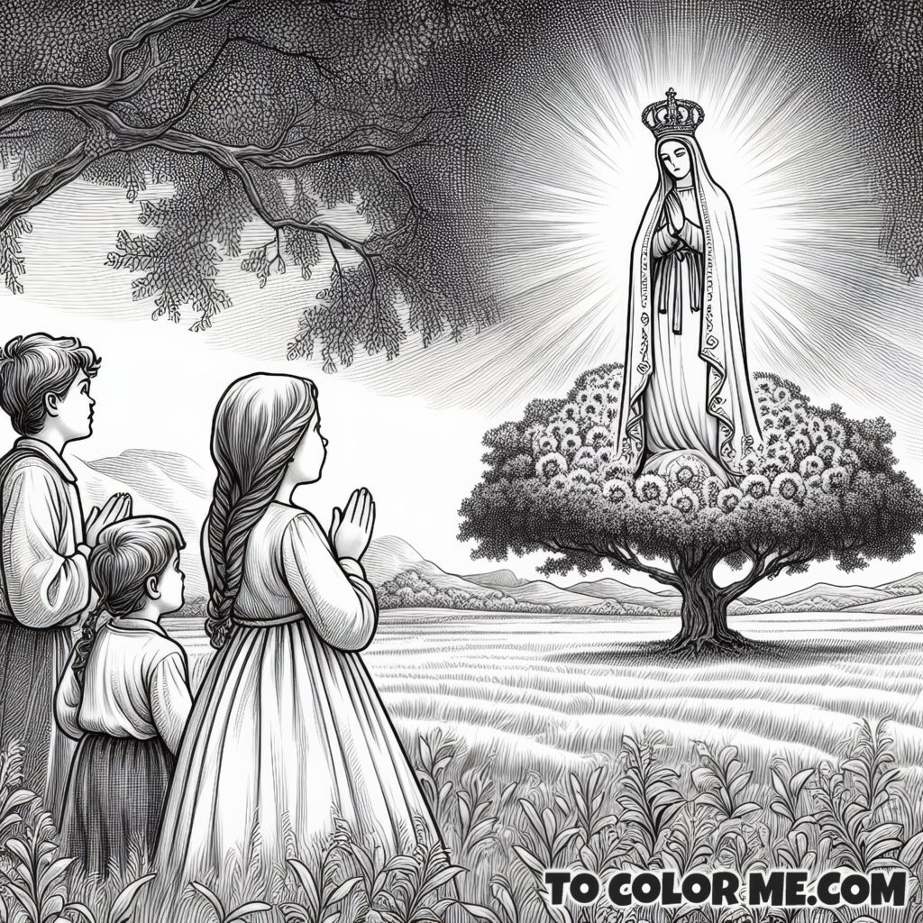 The First Sign at Fatima: Coloring the Apparition of Mary