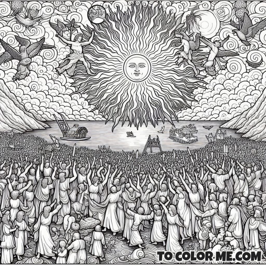 Fatima’s Luminous Wonder: Coloring the Sun’s Heavenly Dance