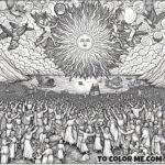 Fatima’s Luminous Wonder: Coloring the Sun’s Heavenly Dance