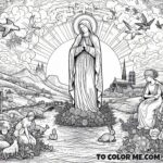 Our Lady’s Call for Conversion: A Reflective Coloring Page