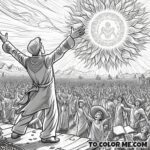 Heavenly Choreography: Coloring the Miracle of Fatima