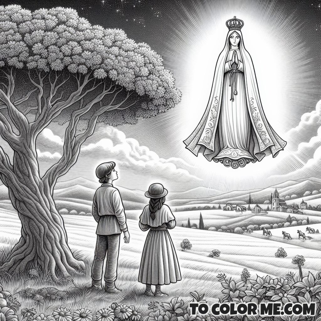 Fatima’s Young Visionaries: Coloring the Marian Encounter