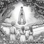 A Divine Meeting in Color: Fatima’s First Apparition Scene