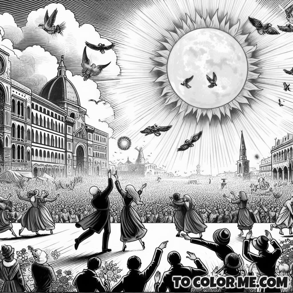 Fatima’s Day of the Sun: A Miraculous Coloring Experience