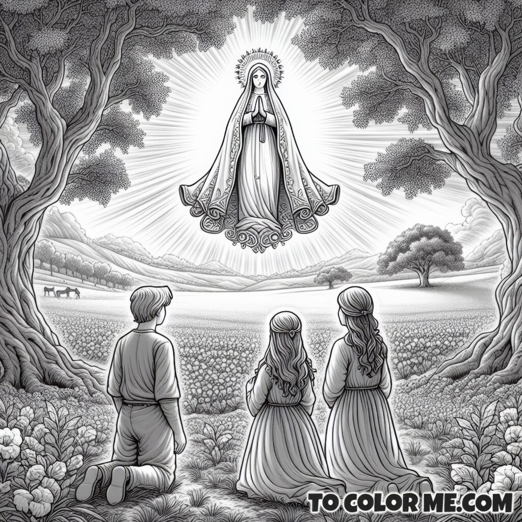 The Portuguese Miracle Begins: Coloring Our Lady’s Visit