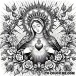 Fatima’s Heart of Devotion: Coloring Mary’s Immaculate Suffering