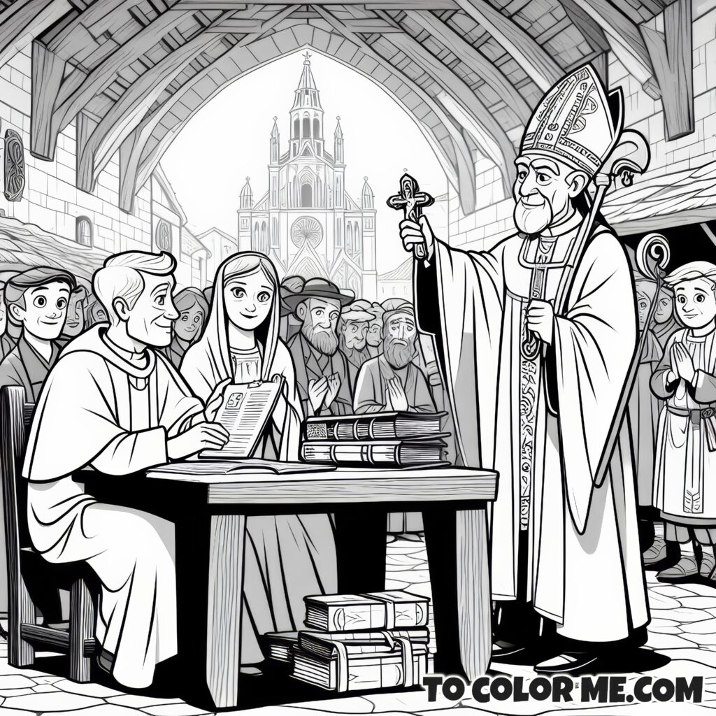 Faith Affirmed: The Bishop Approves Fatima’s Visions for Coloring