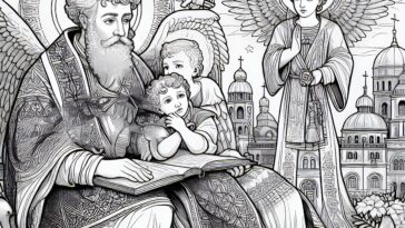 Saint Angelus of Jerusalem: A Coloring Journey Through His Life