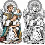 Coloring the Legacy of Saint Angelus: From Jerusalem to Heaven