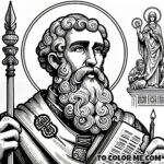 Saint Athanasius: Confronting Arianism Coloring Challenge