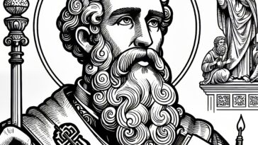 Saint Athanasius: Confronting Arianism Coloring Challenge