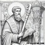 Saint Athanasius: The Voice of Truth Coloring Activity