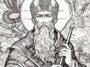 Saint Athanasius: Meeting Paradise Religious Coloring Page
