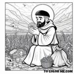 Saint Fidelis: A Coloring Page Celebrating His Canonization