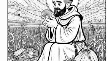 Saint Fidelis: A Coloring Page Celebrating His Canonization