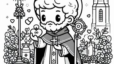 Fidelis of Sigmaringen: A Coloring Page of Faith and Fortitude