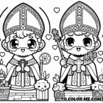 Martyrdom of Saint Fidelis: A Coloring Story of Sacrifice