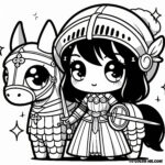 Enchanting Joan of Arc: A Coloring Journey Through History