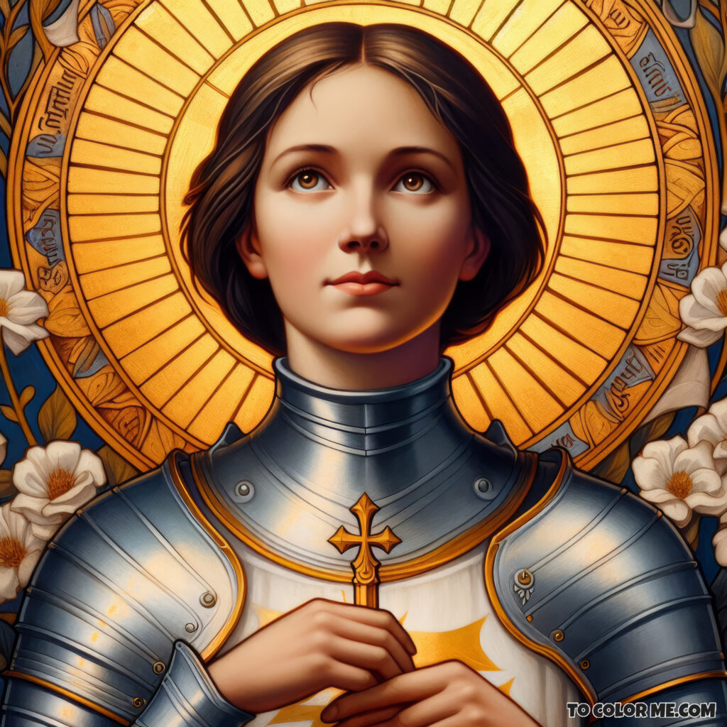 Joan of Arc’s Historic Battles: A Coloring Book for All Ages