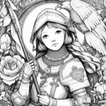Joan of Arc: The Armor of Faith - A Coloring Page Series