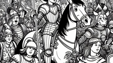 The Chronicles of Joan of Arc - A Coloring Adventure