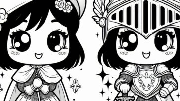 Joan of Arc: The Spirit of Resilience - A Coloring Page Experience