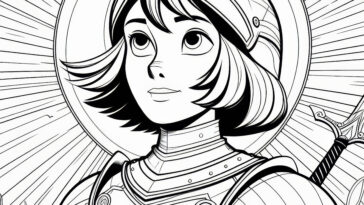 The Fearless Joan of Arc - Color the Legend