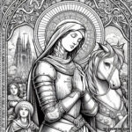 The Unyielding Spirit of Joan of Arc - Coloring Inspiration