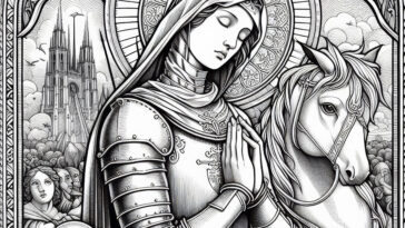 The Unyielding Spirit of Joan of Arc - Coloring Inspiration