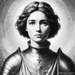 Joan of Arc: The Maiden of Valor - A Coloring Journey