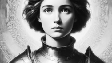 Joan of Arc: The Maiden of Valor - A Coloring Journey