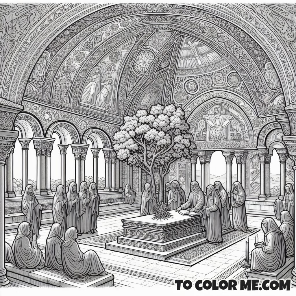 Eternal Rest in Colors: Saint Joanna Witnesses Saint John the Baptist’s Burial Site