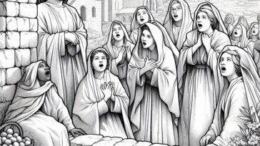 Easter Miracle Witnessed: Color Saint Joanna’s Discovery at the Empty Tomb