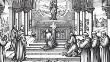 Unveiling History: Saint Joanna and Saint John the Baptist’s Tomb Coloring Page
