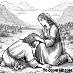 Saint Joanna’s Celestial Reveal: Coloring the History of Saint John’s Burial - Creative Project